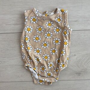 Floral Tan Bodysuit for Kids